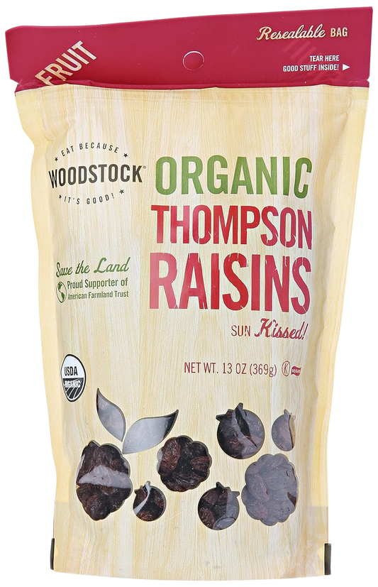 Organic Thompson Raisins