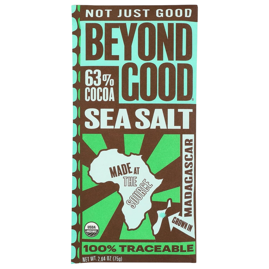 Sea Salt & Nibs Chocolate Bar
