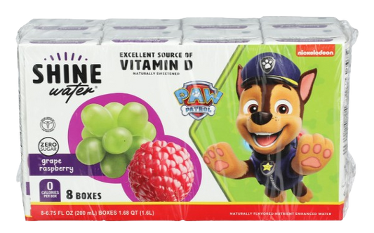 Grape Raspberry Flavored Water (8 Pack)