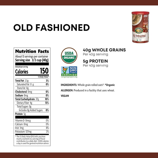 Old Fashioned Whole Grain Rolled Oats