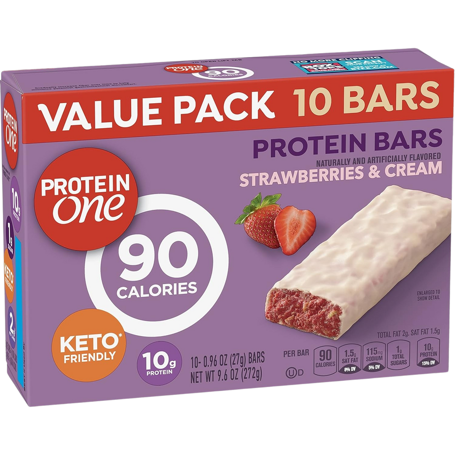 Protein Bars - Strawberries & Cream (10CT)