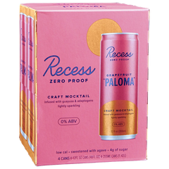 Zero Proof Grapefruit Paloma Mocktail (4 Pack)