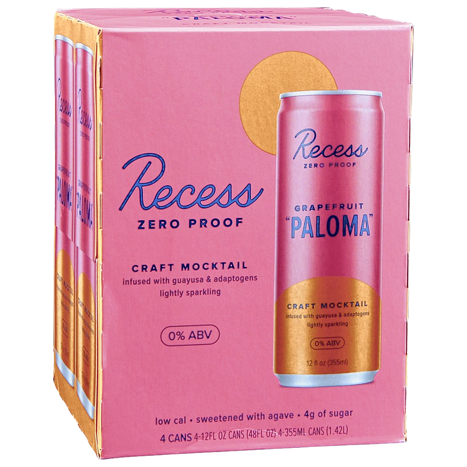 Zero Proof Grapefruit Paloma Mocktail (4 Pack)