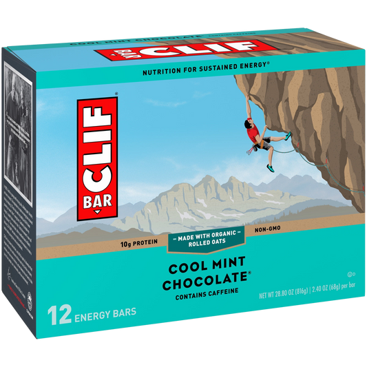 Mint Chocolate with Caffeine Energy Bars (12 CT)