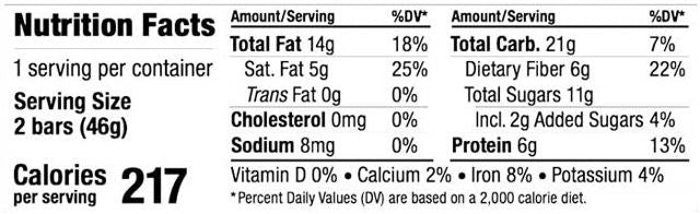 Chocolate Chip Bar (12 CT)