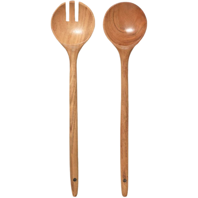 Acacia Salad Serving Set