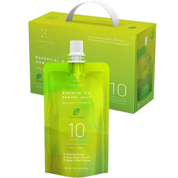 Essential C's Konjac Jelly - Green Grape (10 Pack)