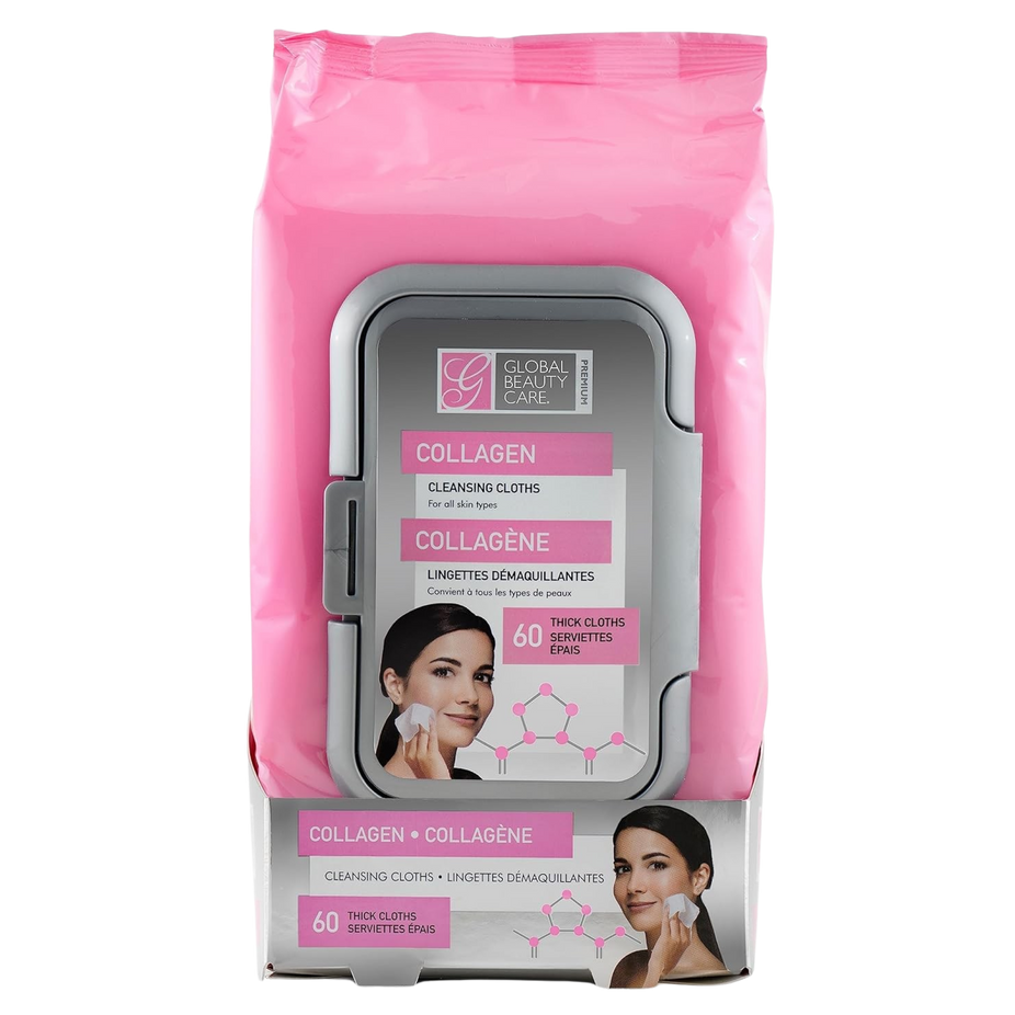 Collagen Facial Cleasing Wipes (60 CT)