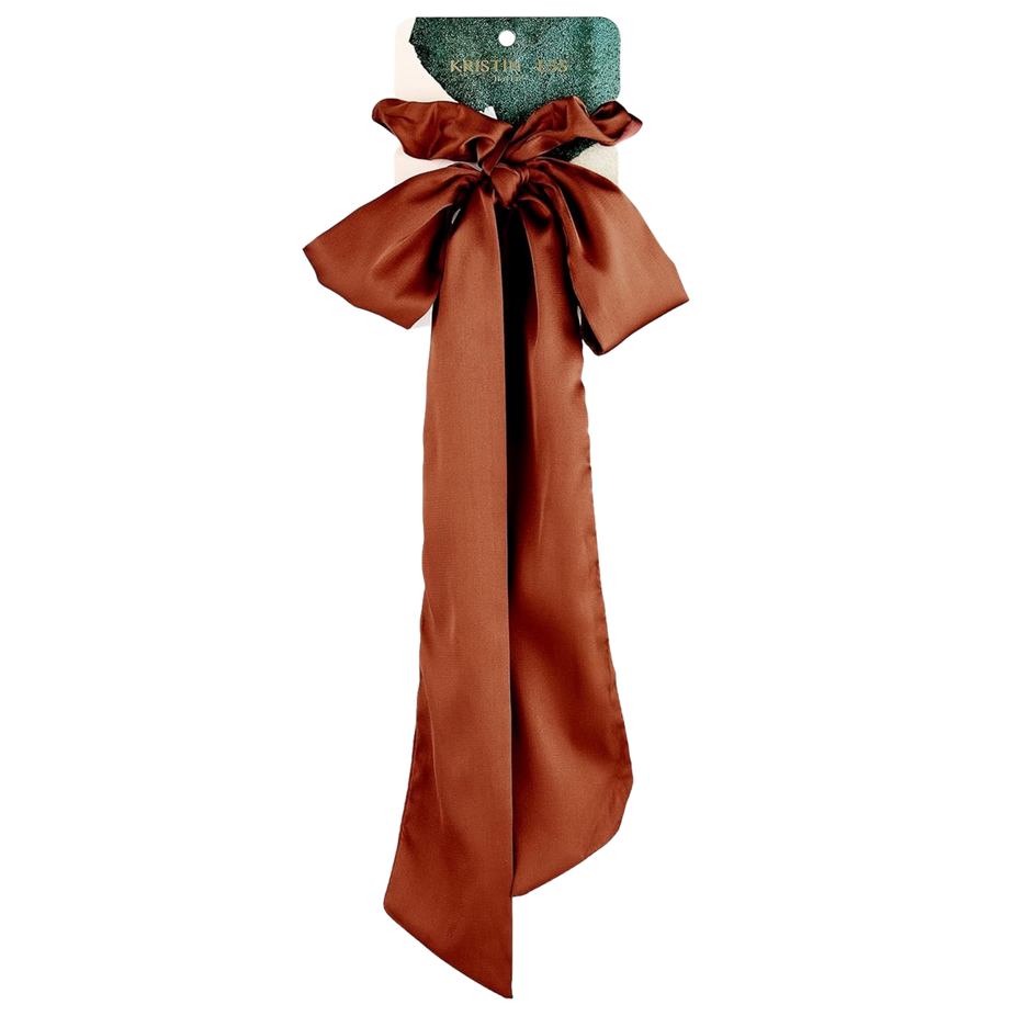 The Scrunchie + Scarf Set  - Rust