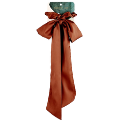 The Scrunchie + Scarf Set  - Rust