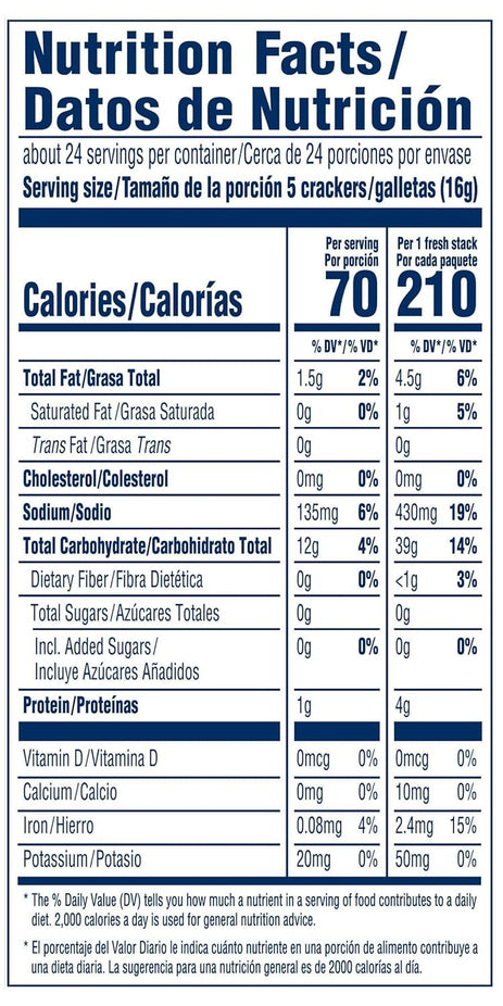 Premium Fresh Stacks Original Saltine Crackers