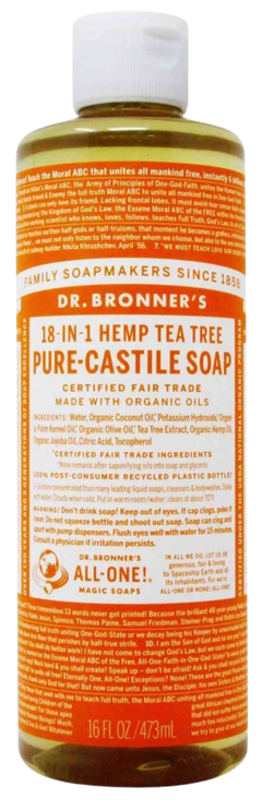 Tea Tree Pure-Castile Liquid Soap