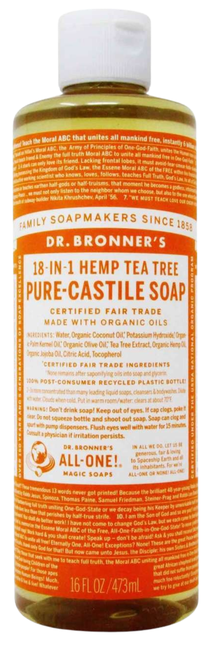 Tea Tree Pure-Castile Liquid Soap
