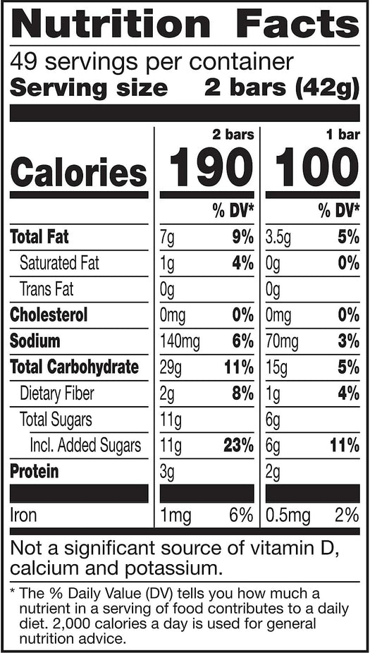 Oats ‘n Honey Crunchy Granola Bars (49 CT)