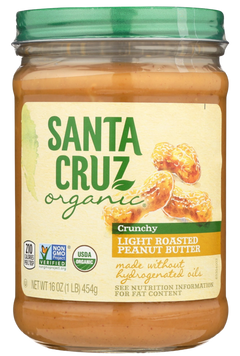 Peanut Butter Crunchy Light Roasted Organic