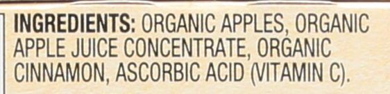 Organic Cinnamon Apple Sauce (4 Pack)