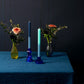 Cobalt Tapered Candle Holders (Set of 2)