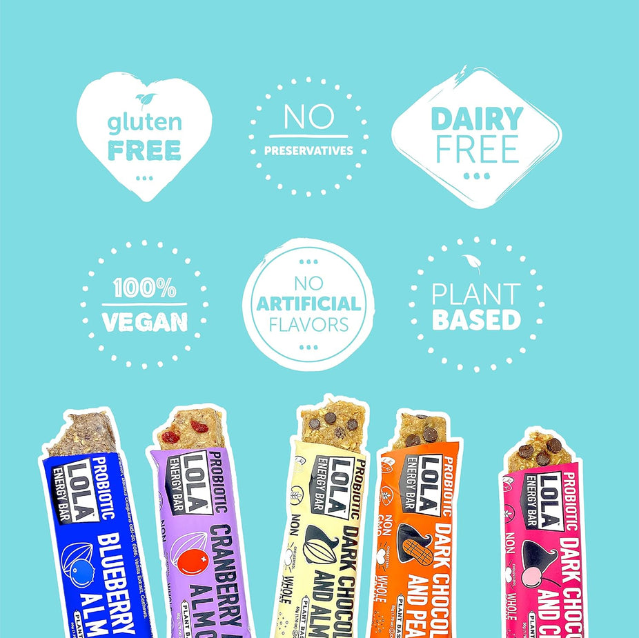 Dark Chocolate & Almond Probiotic Bar (12 CT)