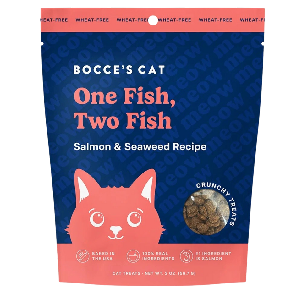 Salmon & Seaweed Crunchy Chewy Cat Treats