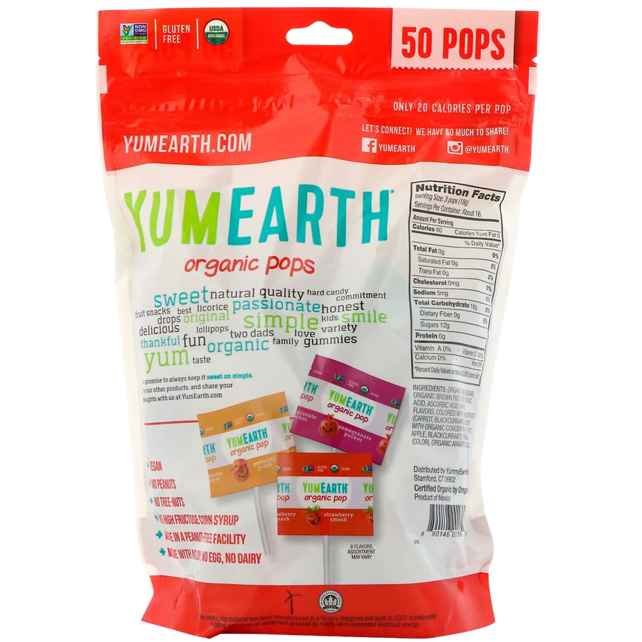 Organic Pops Assorted Flavors (40 CT)