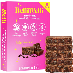Soft Baked Probiotic Snack Bar, Fudge Brownie (8 CT)