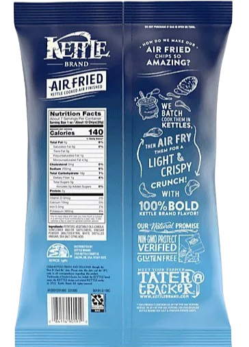 Sea Salt & Vinegar Air Fried Potato Chips