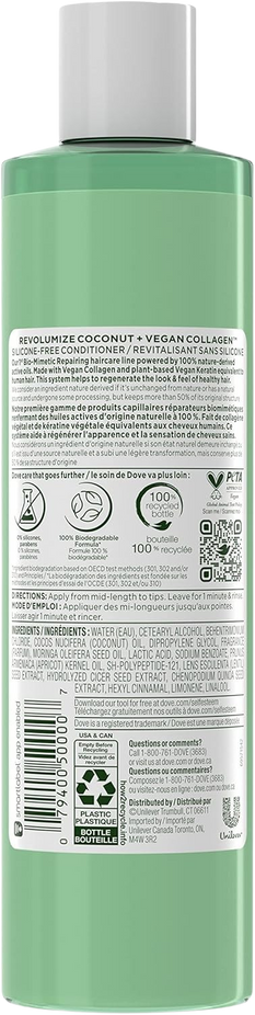 Real Conditioner Revolumize Coconut + Vegan Collagen