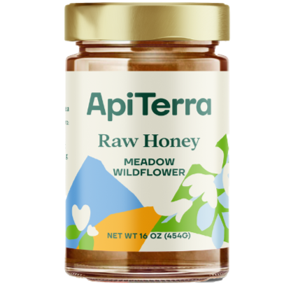 100% Pure Raw Honey Meadow Wildflower