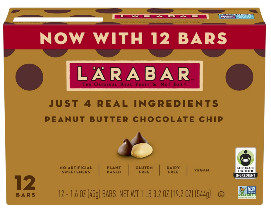 Peanut Butter Choc Chip Bar (12CT)