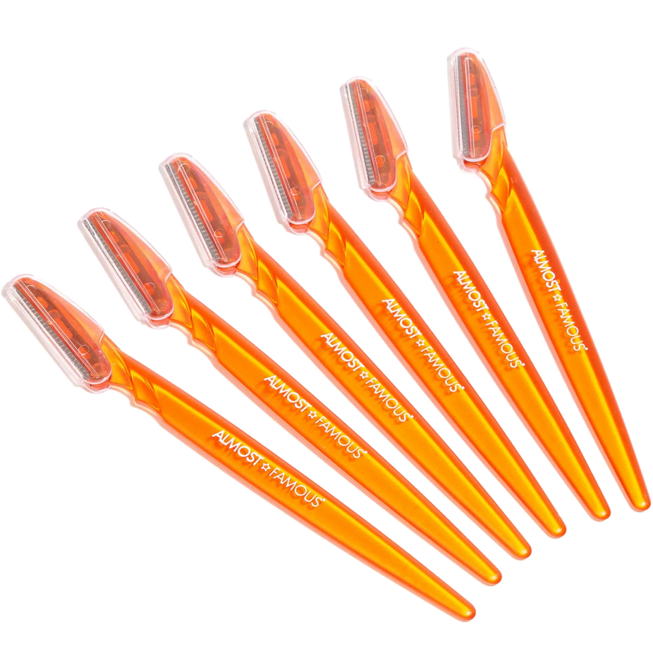 6-Pack Dermaplaning Razors Set - Orange