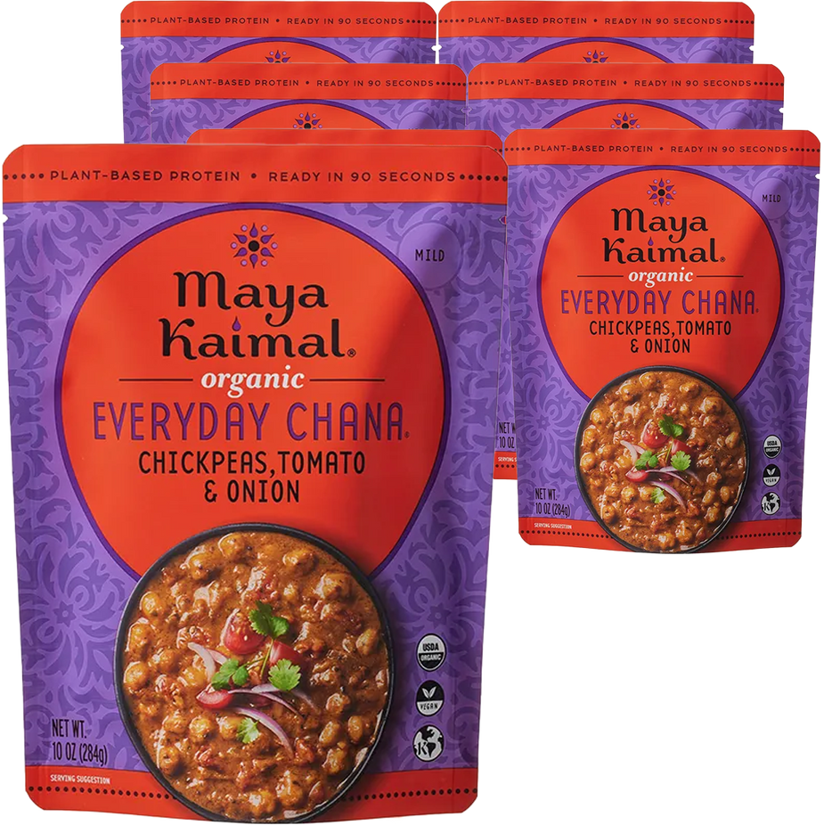 Organic Everyday Chana Chickpeas, Tomato & Onion (6 CT)