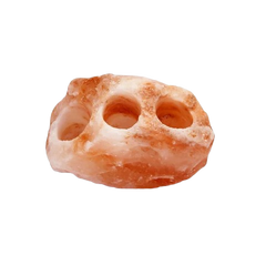 Himalayan Crystal Salt 3-holed Tealight Holder