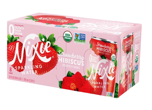 Sparkling Water - Strawberry Hibiscus (8 Pack)