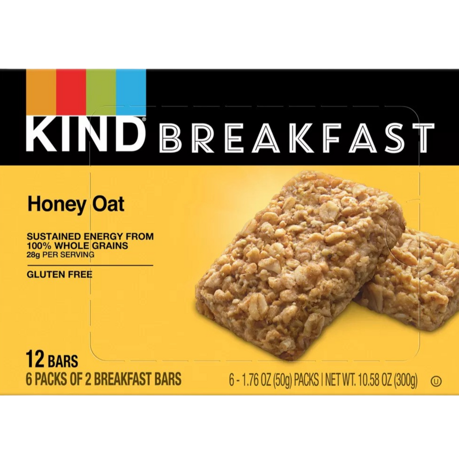 Honey Oat Breakfast Bars (12 CT)