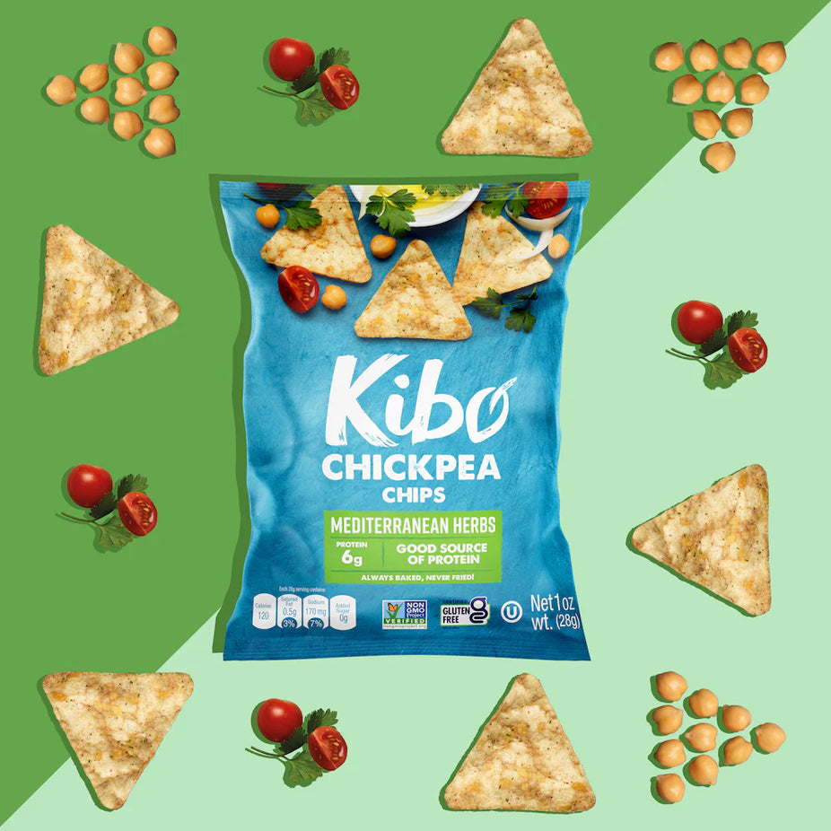 Chickpea Chips with Mediterranean Herbs (6 Pack)