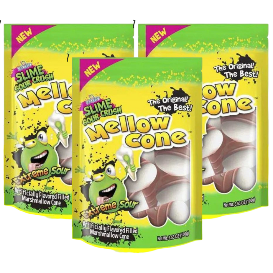 Mellow Cones Extreme Slime Sour Crush (3CT)
