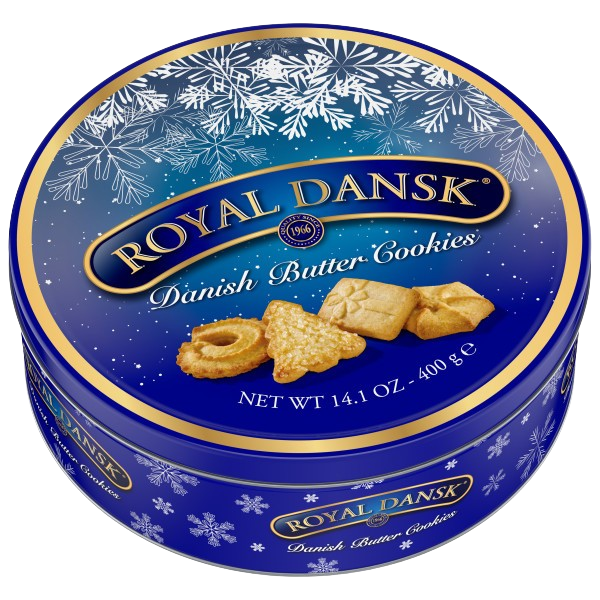 Snowflake Tin - Danish Butter Cookies