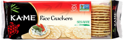 Gluten-Free Sesame Rice Crackers