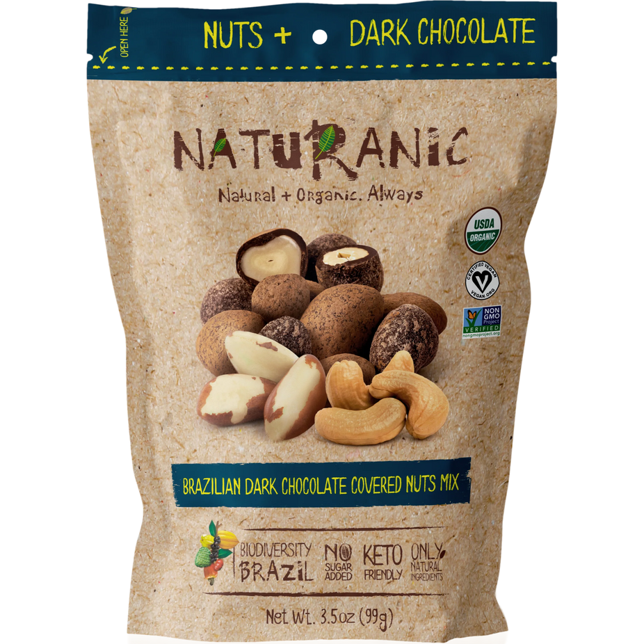 Organic Chocolate Covered Nuts Mix