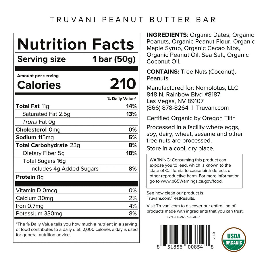 The Only Bar - Peanut Butter Snack Bar (12 CT)
