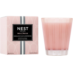 Himalayan Salt + Rosewater Scented Classic Candle
