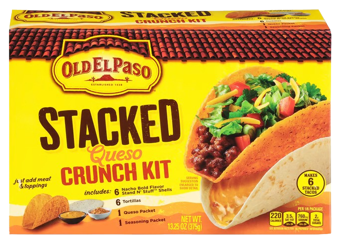 Stacked Queso Crunch Taco Kit (6 CT)