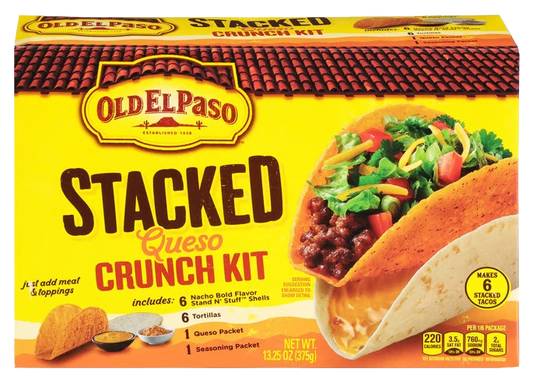 Stacked Queso Crunch Taco Kit (6 CT)