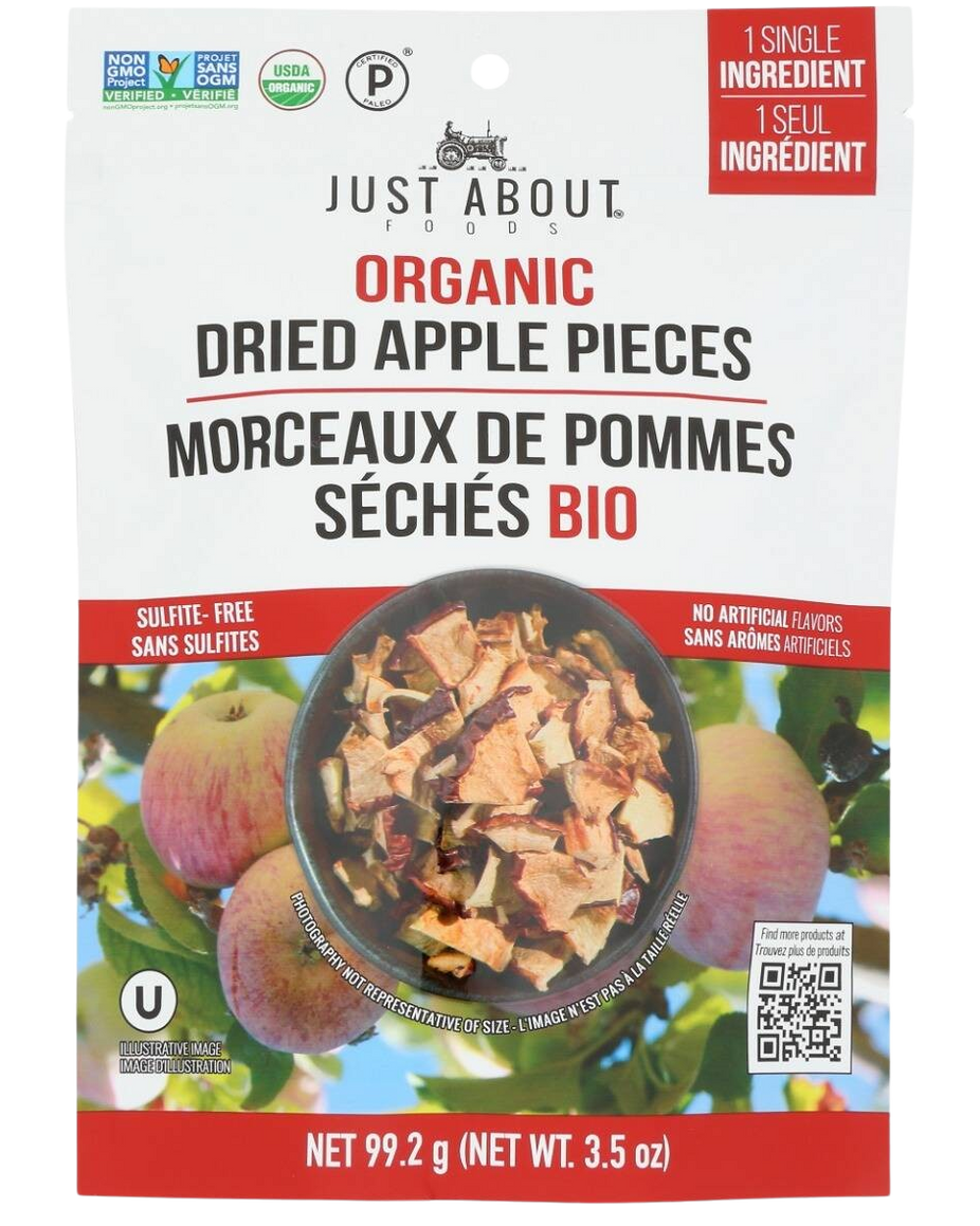 Organic Dried Apple Pieces