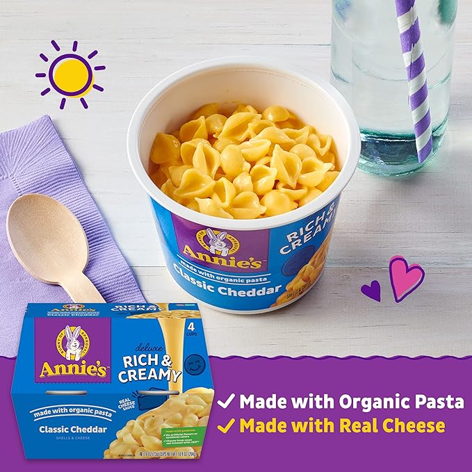 Annie's Classic Deluxe Mac and Cheese Cups (4 CT)