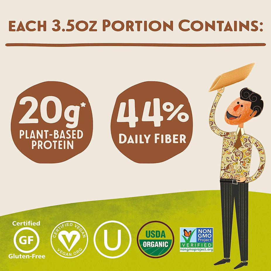 Organic Chickpea Penne Pasta