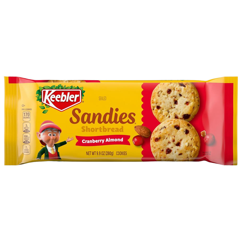 Sandies Shortbread - Cranberry Almond
