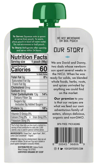 Peas & Mint Baby Food (6 Pack)