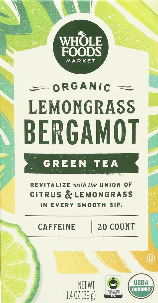 Organic Lemongrass Bergamot Green Tea