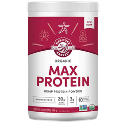 Max Protein Unsweetened Hemp Protein Powder